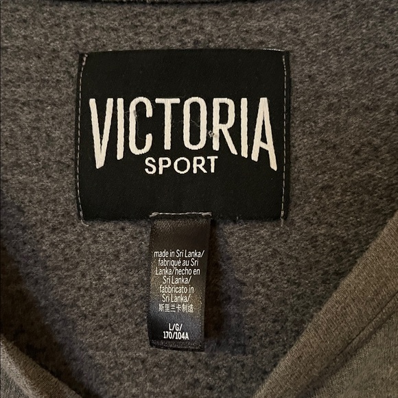 Victoria’s Secret Sport Grey sweatshirt size large - Picture 2 of 3